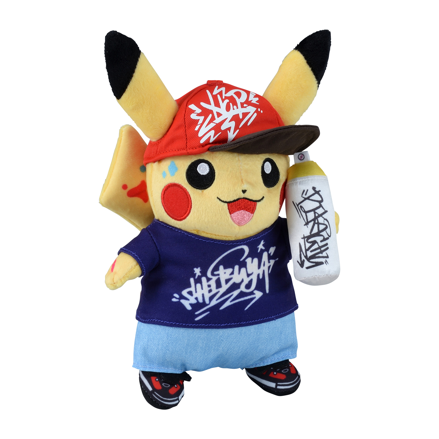 pikachu graffiti plush