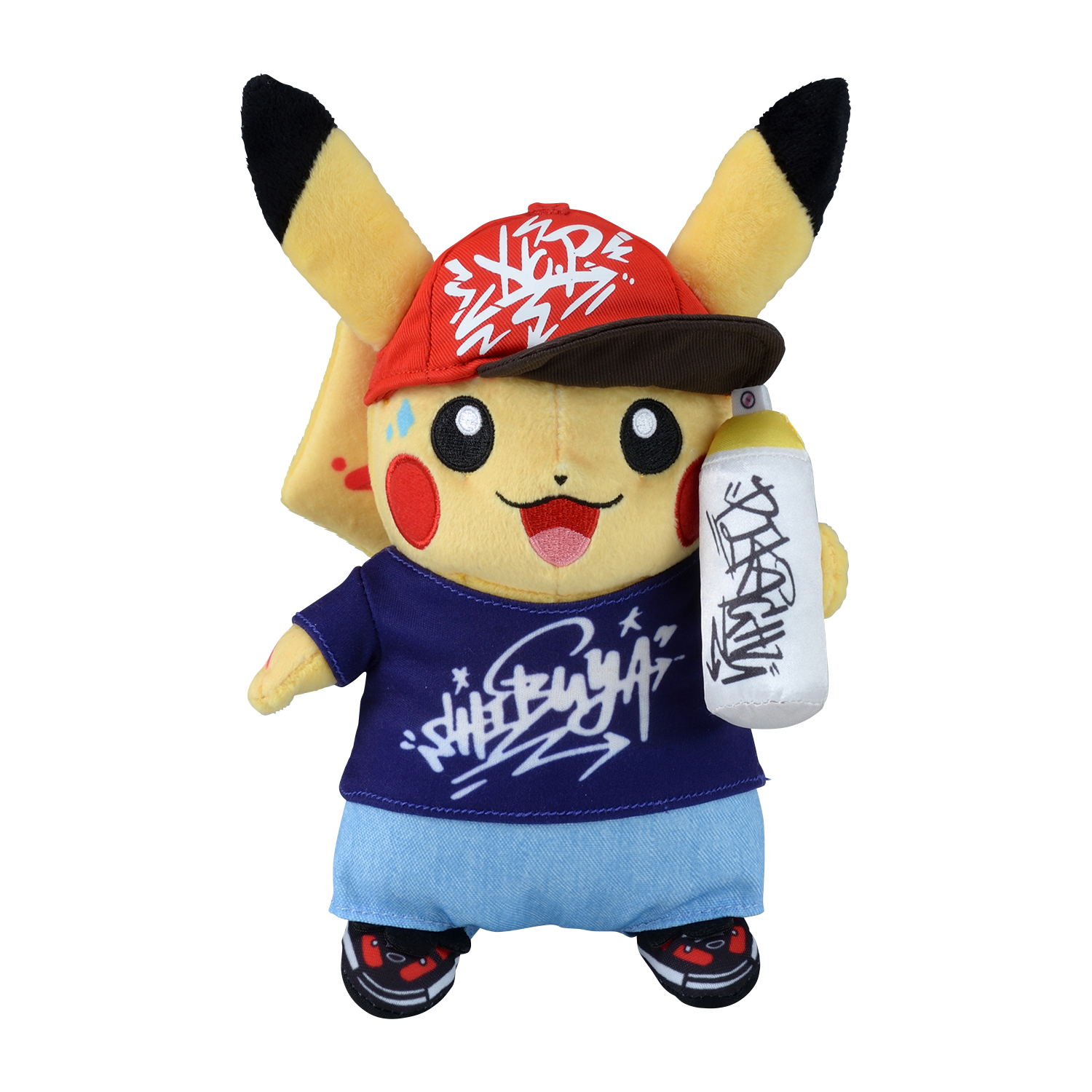 pikachu graffiti plush